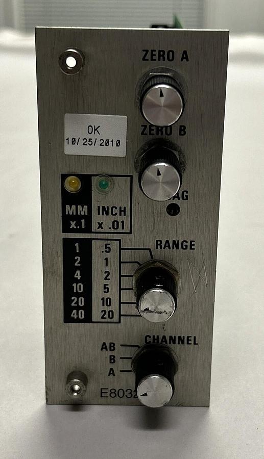 Used EDMUNDS GAGES,E8032B,PLC MODULE