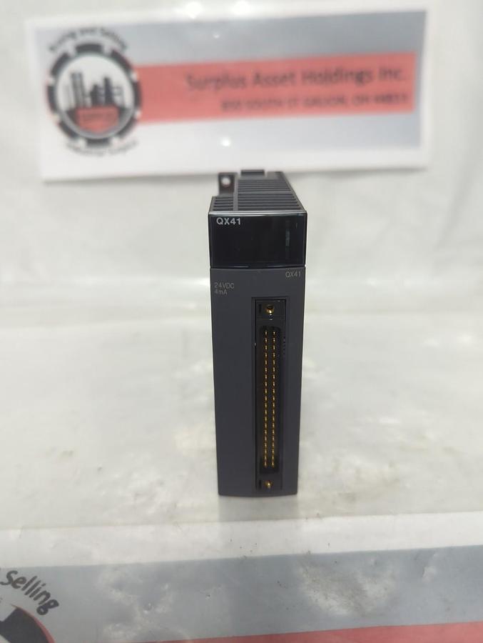 Used MITSUBISHI,QX41,INPUT UNIT MODULE 24VDC 4mA PRE-OWNED