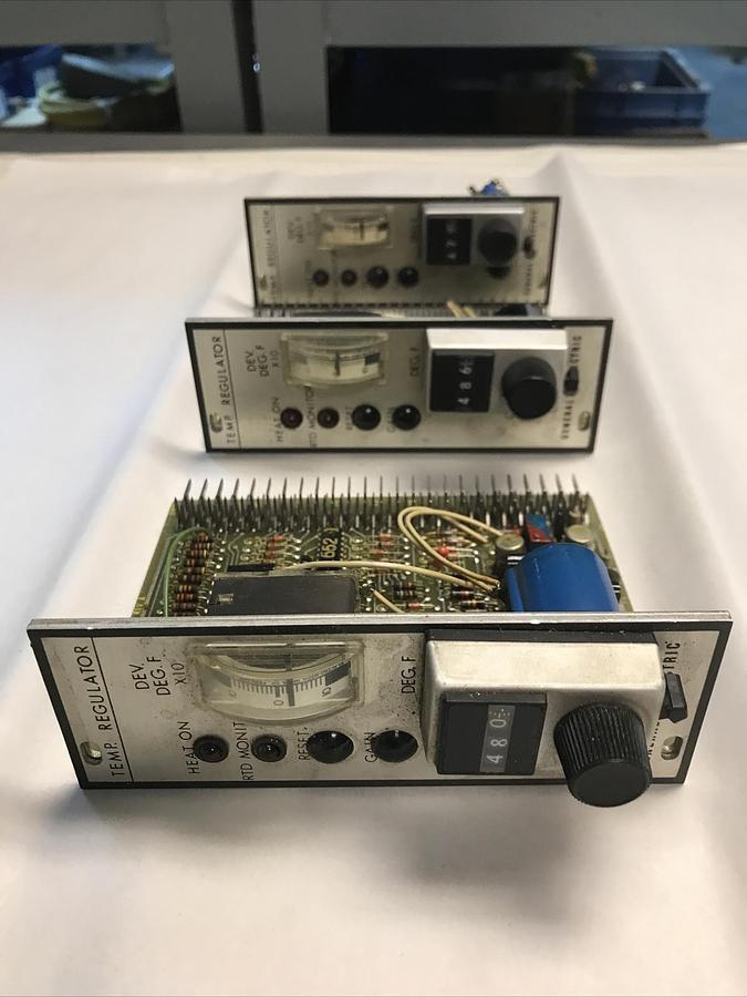 Used General Electric,IC3622TRD3,Temperature Regulator Card Lot Of 3