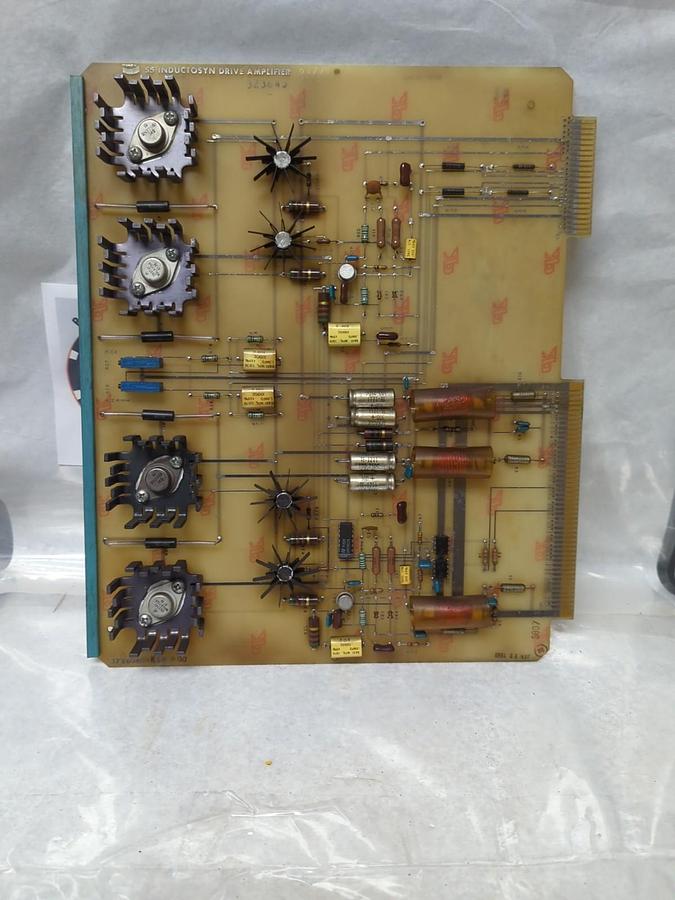 Used BENDIX,3726363K,S5 INDUCTOSYN DRIVE AMPLIFIER CIRCUIT BOARD PRE-OWNED