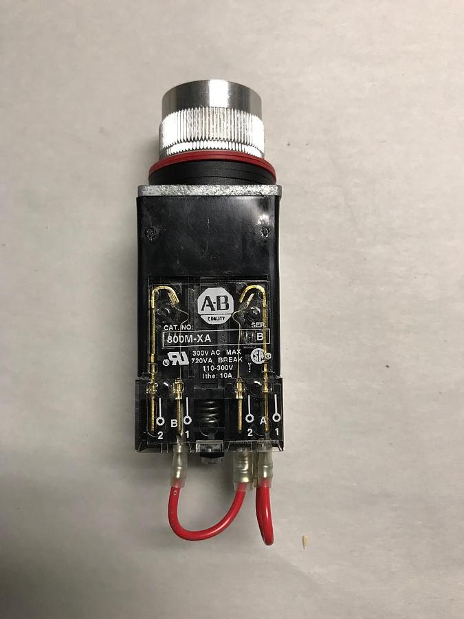 Allen Bradley,800MR-PT16,Pilot Light Push Button no Lense