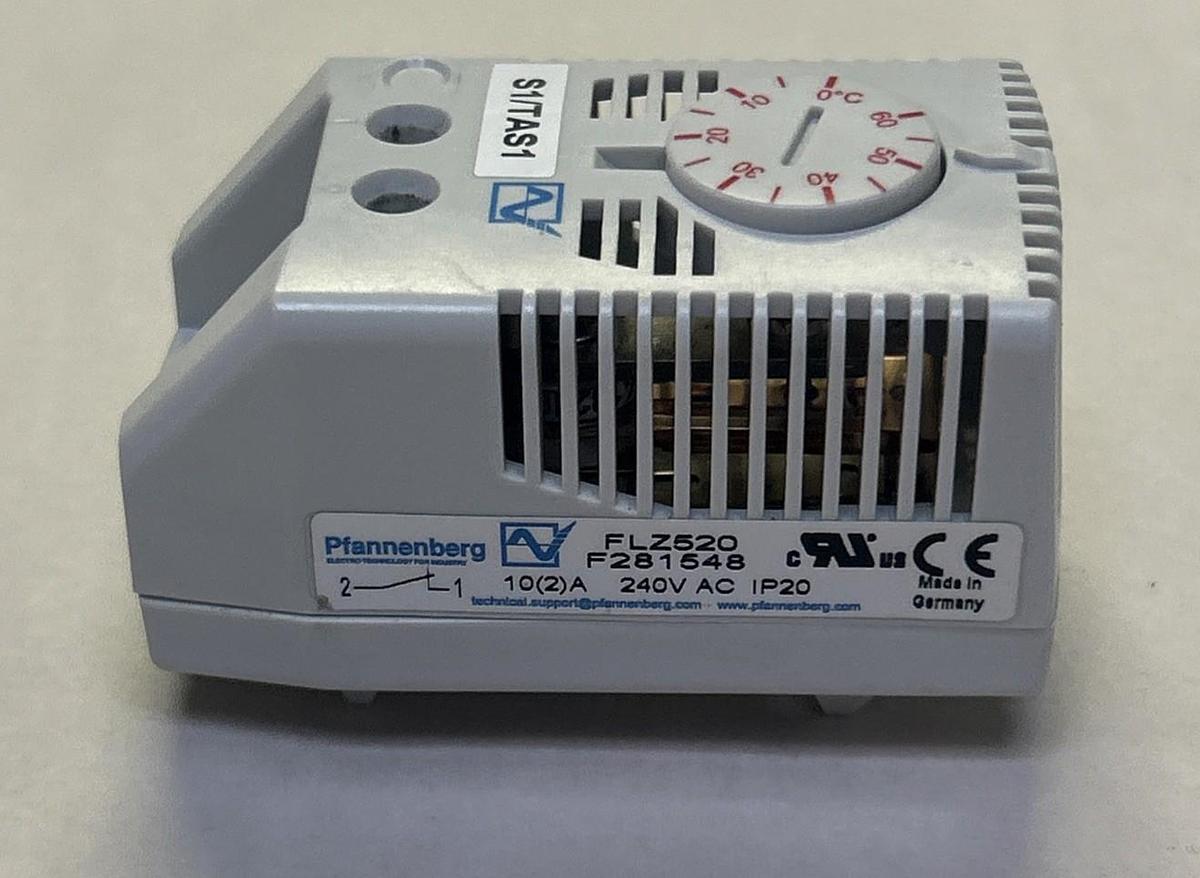 Used PFANNENBERG,FLZ520,TEMPERATURE CONTROLLER THERMOSTAT 240V