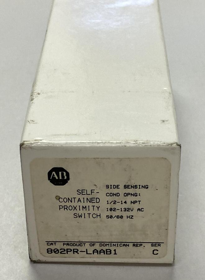 Used ALLEN BRADLEY,802PR-LAAB1,SER C PROXIMITY SWITCH NEW