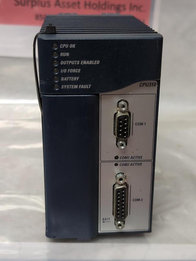 Used GE ,IC695CPU310-GZ,MODULE RX3i 300MHZ WITH 2 SERIAL PORTS PRE-OWNED