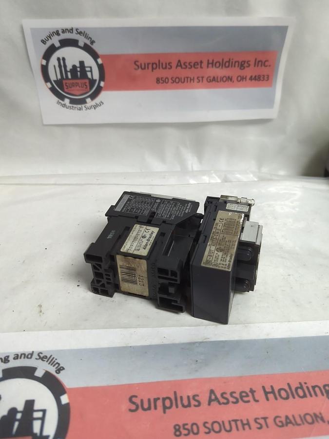 Used ALLEN BRADLEY,509-TOD-B1D,CONTACTOR/STARTER SIZE 00 WITH 592-B1DT PRE-OWNED