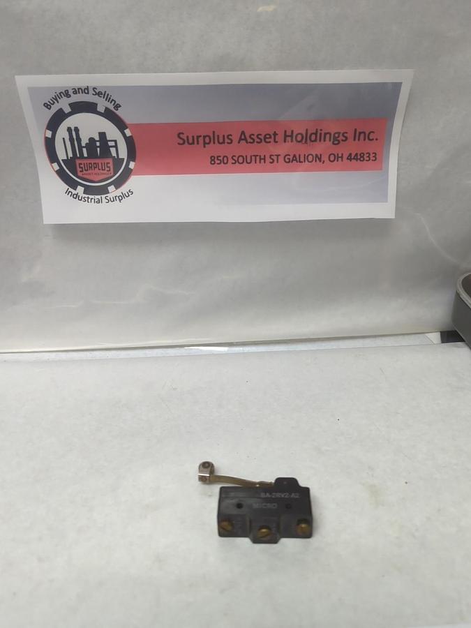Used HONEYWELL,BA-2RV2-A2,ROLLER LEVER MICRO SWITCH 20 AMP PRE-OWNED