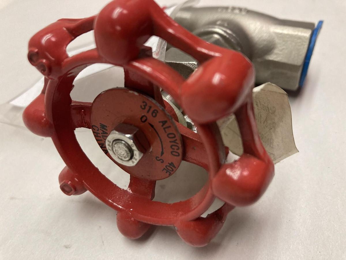 Aloyco,316 CF8M,Globe Valve 1/2 Inch 200 WOG