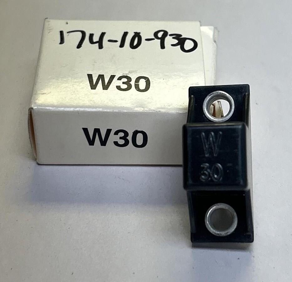 Used ALLEN BRADLEY,W30,OVERLOAD PROTECTION HEATER ELEMENT NEW