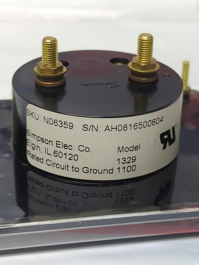 Used SIMPSON,1329,PANEL METER -4-0-+4 PRE-OWNED