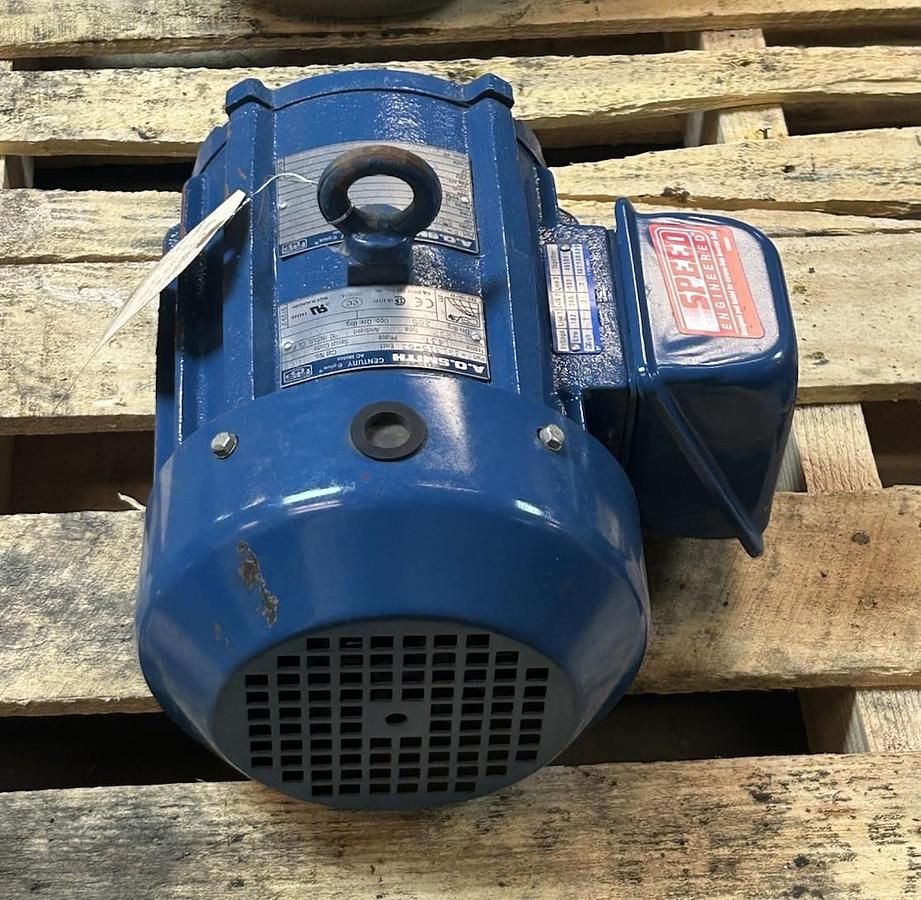 Used AO SMITH,F-391315-63,AC MOTOR 1HP 230/460V 1755RPM 3PH 143T FRAME