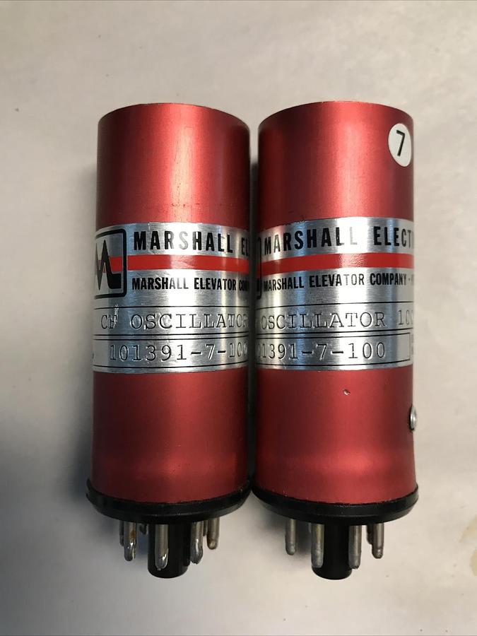 Marshall Electric,101391-7-100,Relay CF Oscillator 100 KHz Lot Of 2 NOS