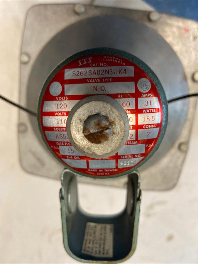 ITT,S242SA02N3JK4,2 INCH Solenoid Gas Valve N.O. 120V 15PSI Max