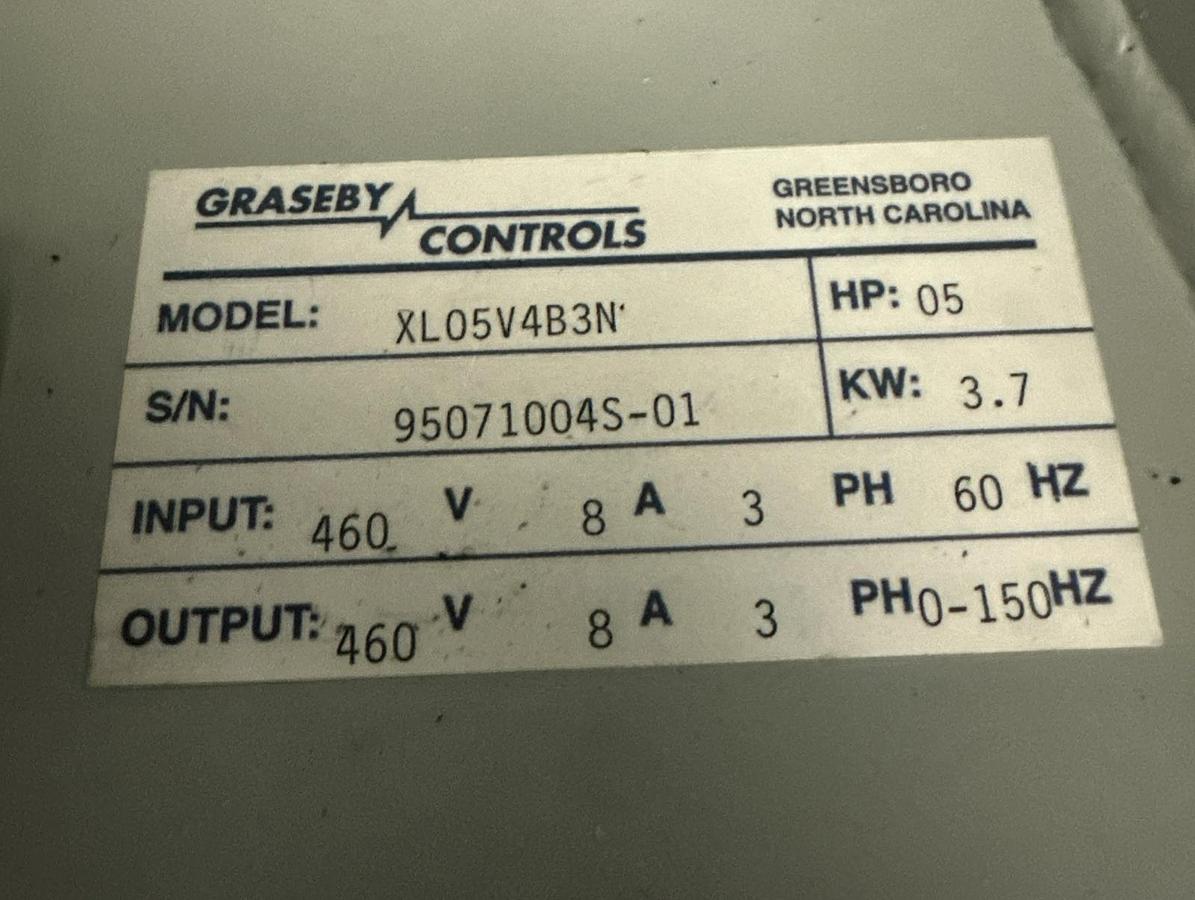 Used Graseby Controls,XL05V4B3N,TASC XL 5HP Variable Speed Drive