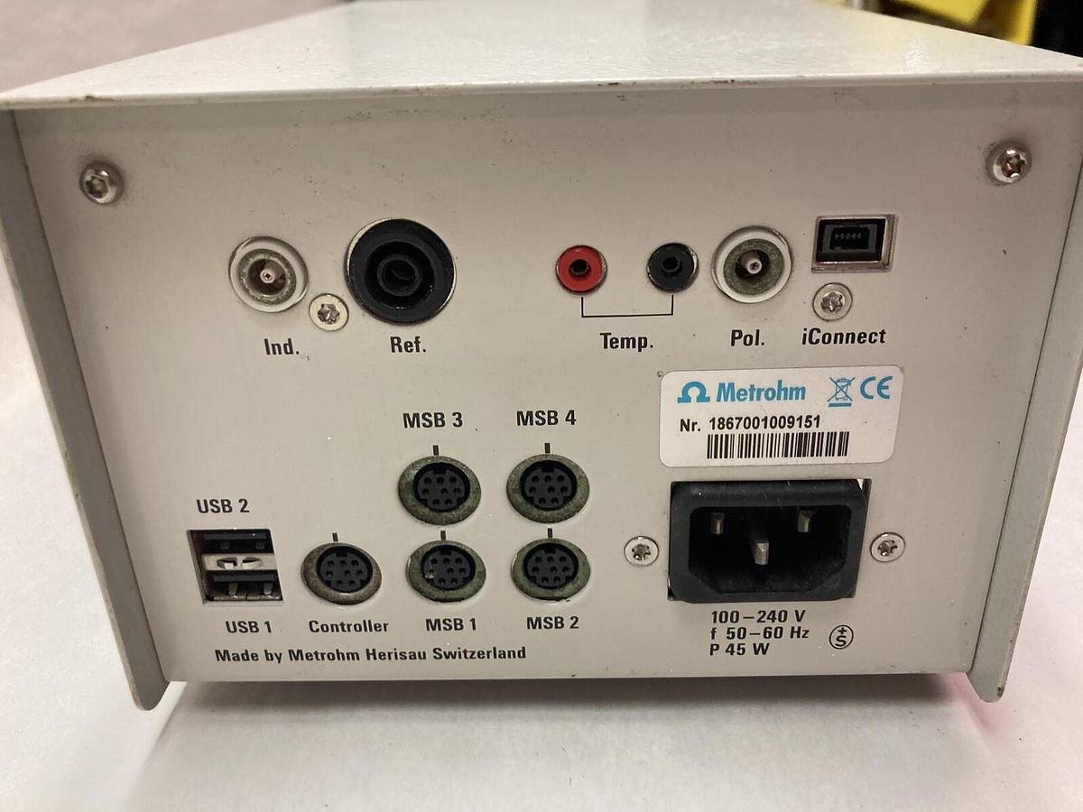 Metrohm,867 pH,Module 100-240V 50-60Hz P 45 W