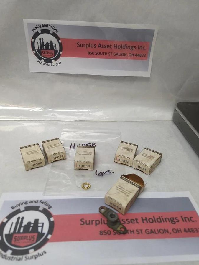 CUTLER-HAMMER,H1058,OVERLOAD HEATER ELEMENT LOT OF 6 NOS