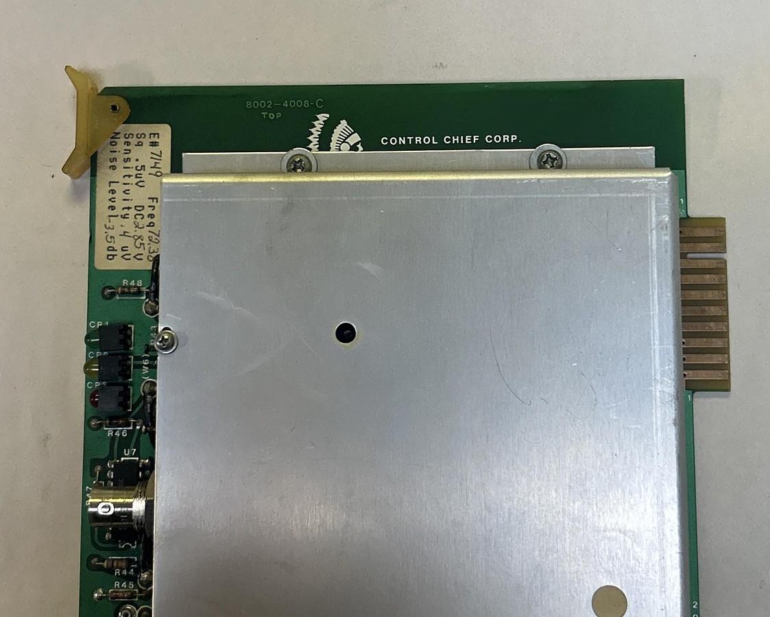 Used CONTROL CHIEF,8002-4008,RECIEVER INPUT MODULE CIRCUIT BOARD