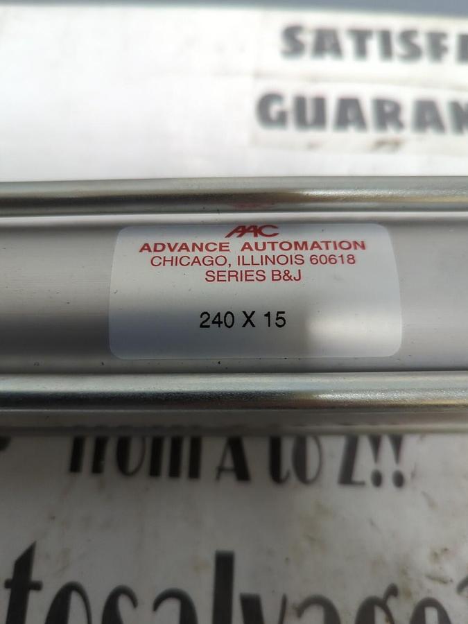 ADVANCE AUTOMATION,240X15,PNEUMATIC CYLINDER NOS
