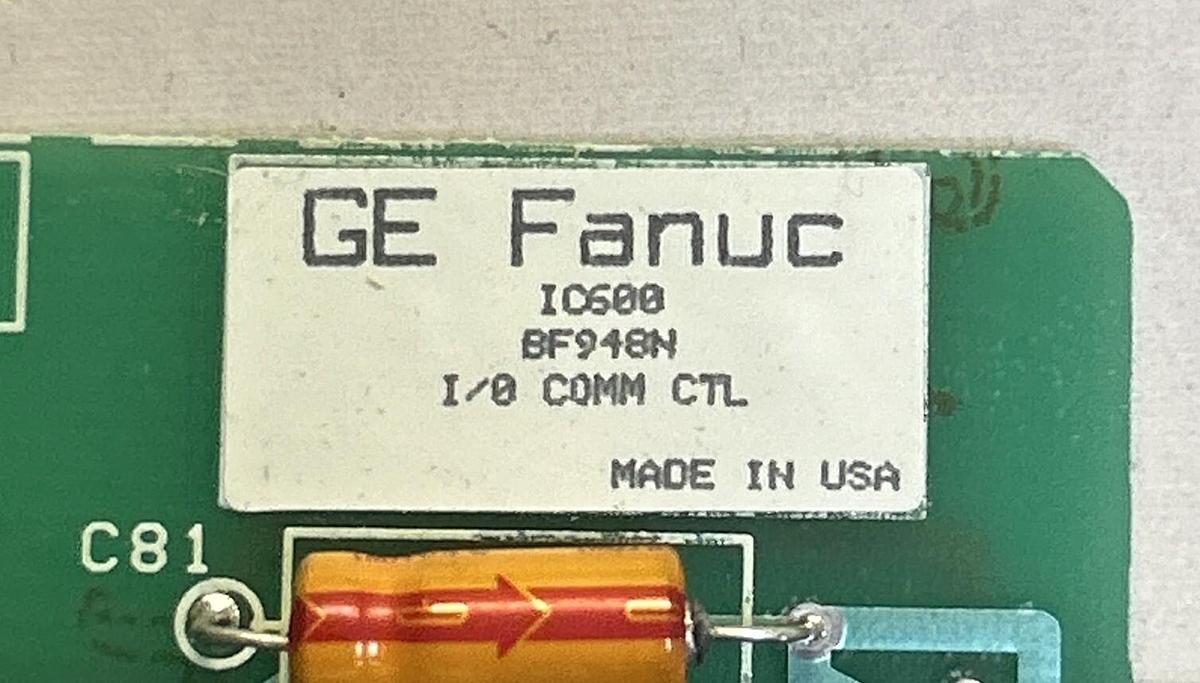 Used GE FANUC,IC600BF948N,I/O COMMUNICATION CONTROL MODULE