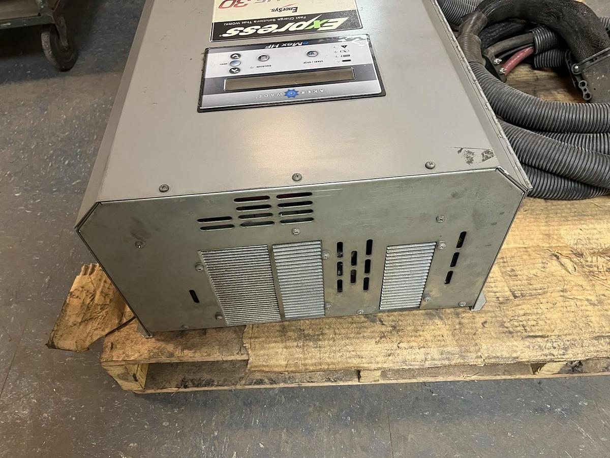 Used AKER WADE,eMAX HF30-48,ENERSYN HF FAST BATTERY CHARGER 30kW 480V 24/36/48vdc