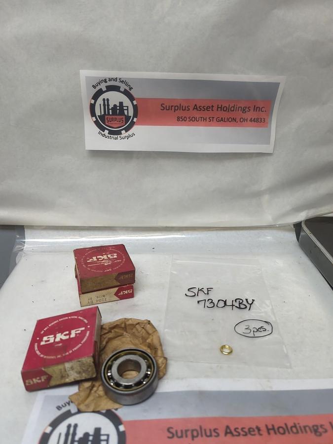 SKF,7304BY,ANGULAR CONTACT BEARING LOT OF 3 NOS