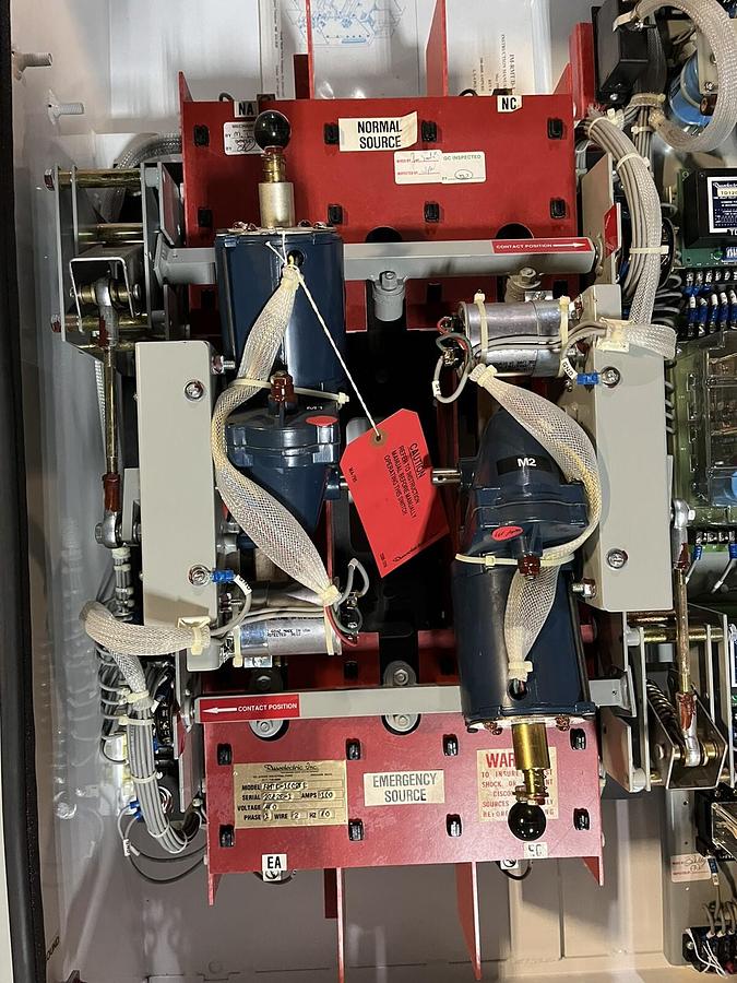 Used RUSSELECTRIC,RMTD-1002BE,TRANSFER SWITCH 100A 480V