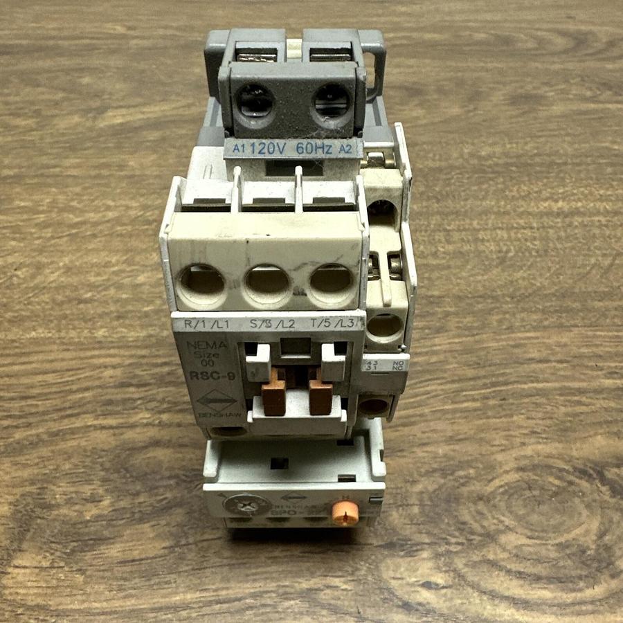 Used Benshaw,RSC-9,Contactor with SPO-22 Overload Relay
