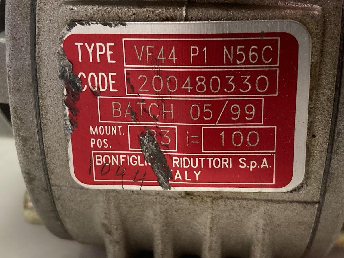 Used Bonfiglioli,VF44 P1 N56C,Right Angle Gear Box