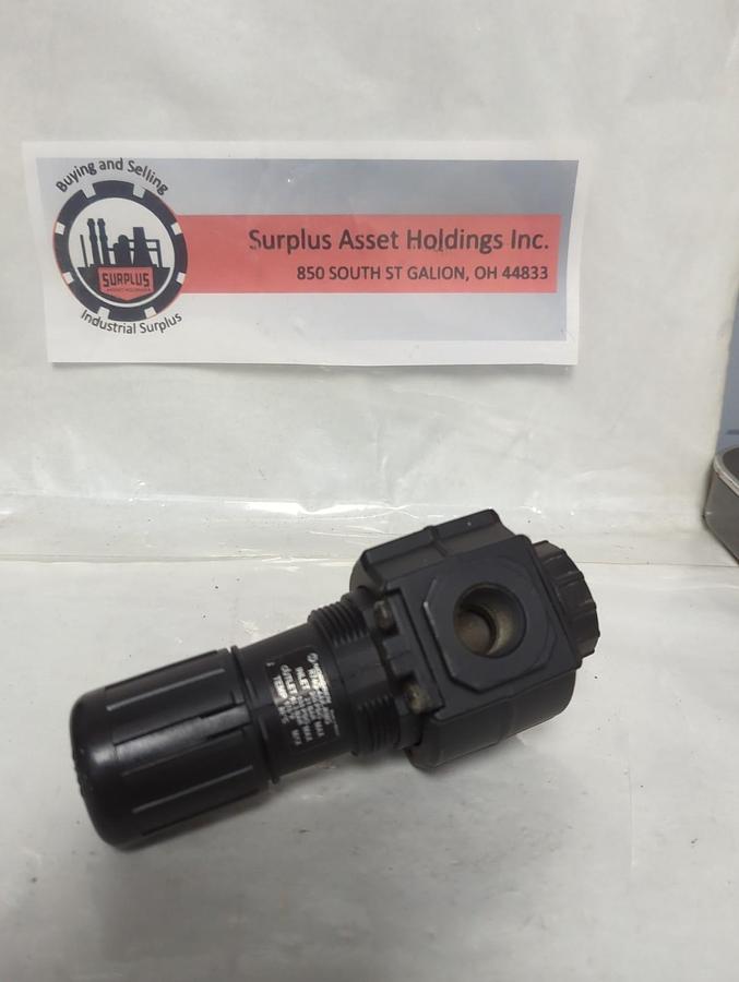 Used NORGREN,R74G-4AK-RMG,PRESSURE REGULATOR 300PSIG 21 BAR PRE-OWNED