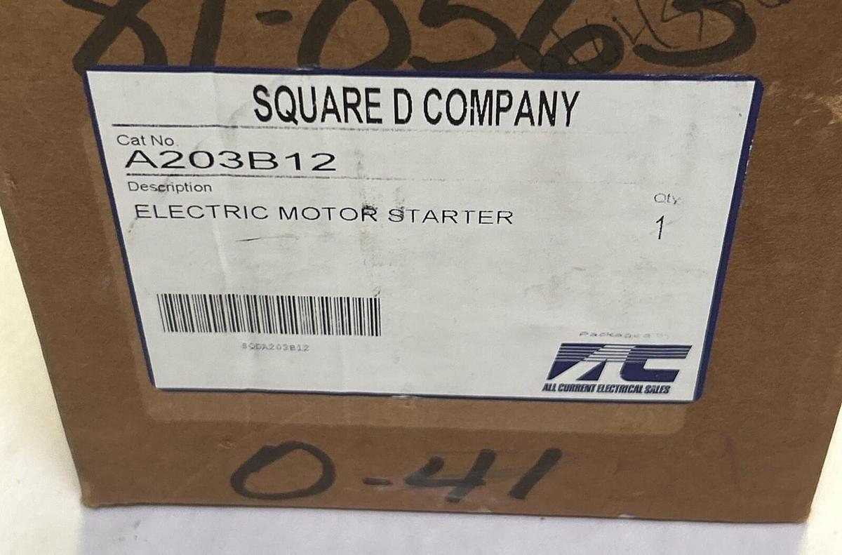 TELEMECANIQUE,A203B12,STARTER SIZE 0 20 AMP NOS