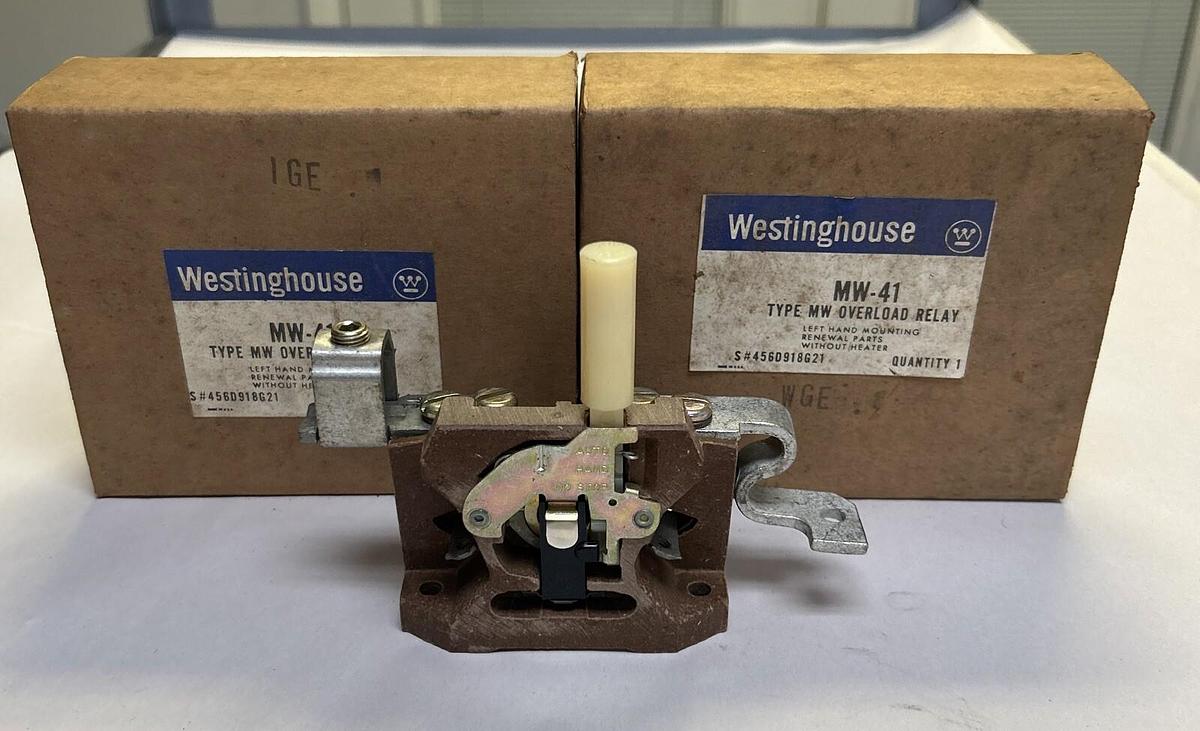 WESTINGHOUSE,MW-41,OVERLOAD RELAY LOT OF 2 NOS