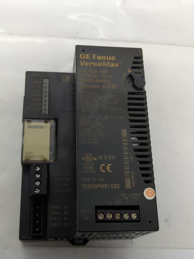 Used GE FANUC,IC200PWR102E,VERSAMAX EXPANDED POWER SUPPLY UNIT PRE-OWNED