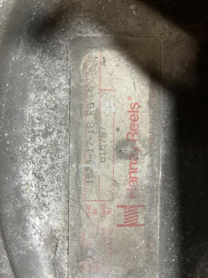 Used National Draeger,CO2,Fire Extingiushing Cart 150FT Hose Hanna 1526-17-18 Reel