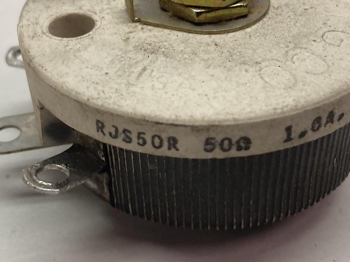Used Ohmite,RJS50R,Rheostat 1A
