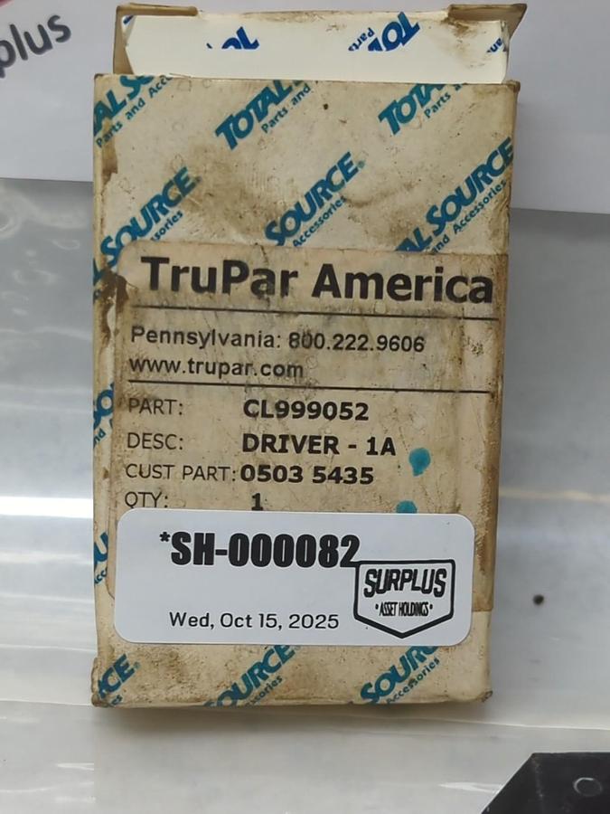 Used TRUPAR/GE,CPM1RDA2FS,DRIVER-COIL-MODULE 1A PRE-OWNED