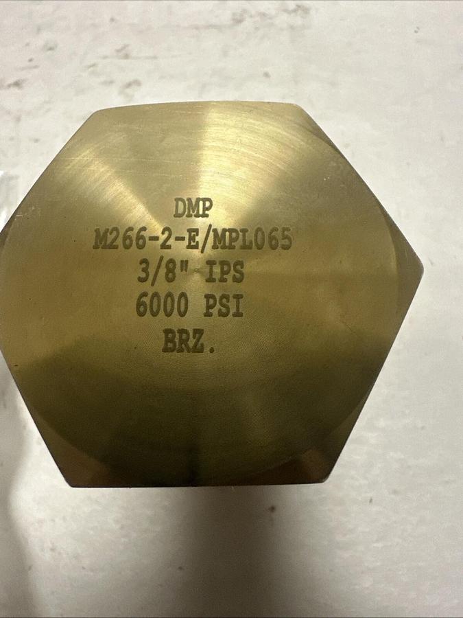 DMP,M266-2-E/MPL065,3/8" IPS Check Valve Cartridge