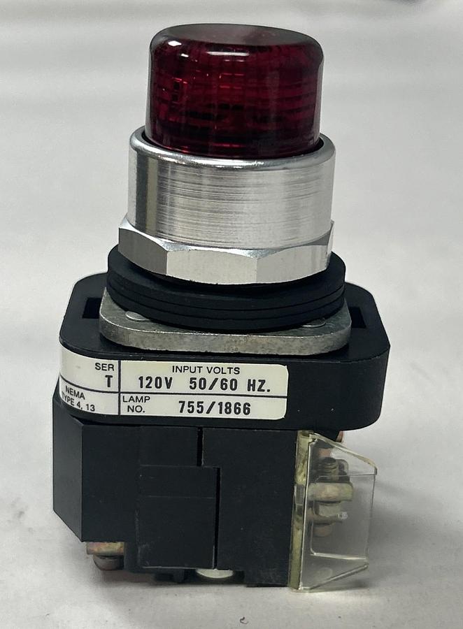 ALLEN BRADLEY,800T-PB16R,RED PUSH BUTTON NOS