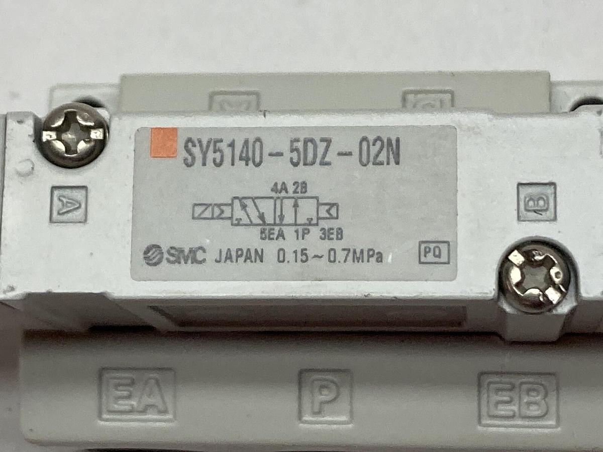 SMC,SY5140-5DZ-02N,Solenoid Valve 24V 1/4" Port