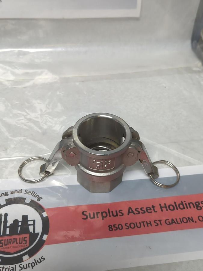 Used DIXON,D-125,CAM & GROOVE COUPLING 1-1/4 INCH PRE-OWNED