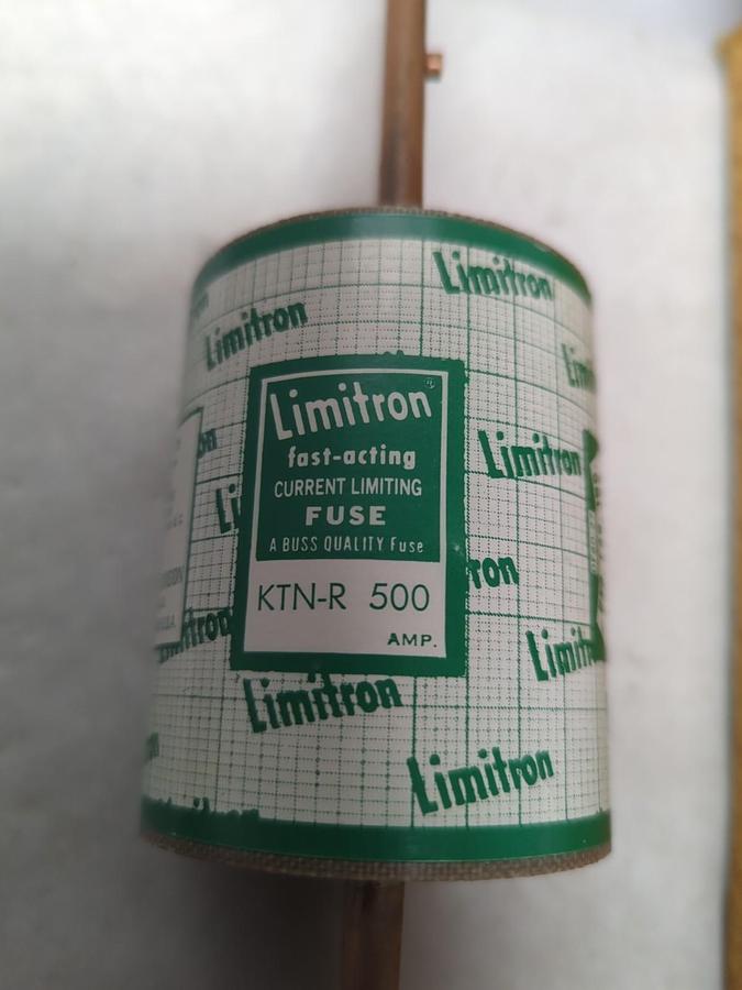 COOPER BUSSMANN,KTN-R 500,LIMITRON 500 AMP FUSE NOS