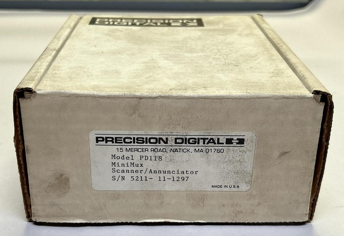 Used PRECISION DIGITAL,PD118,ANNUNCIATOR MINIMUX SCANNER NEW
