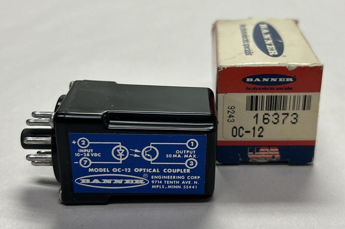 Used BANNER,OC-12,OPTICAL COUPLER MODULE NEW