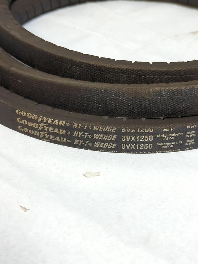 GOODYEAR,8VX1250,HY-T WEDGE COGGED V-BELT 125 INCH LONG