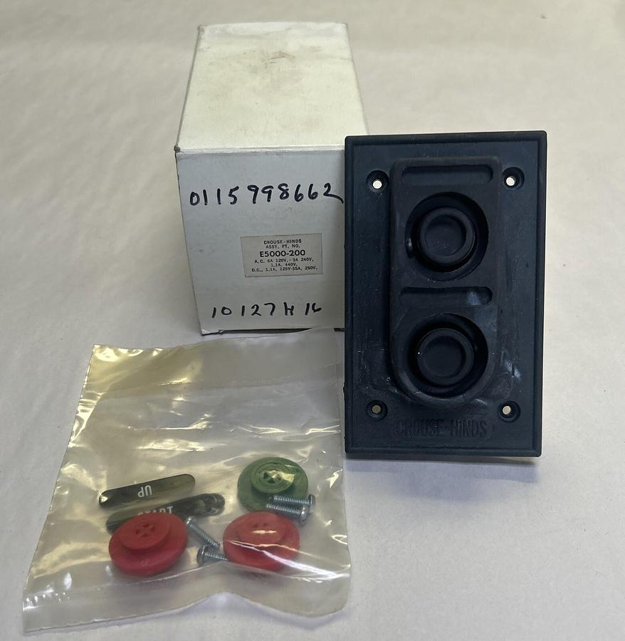 CROUSE-HINDS,E5000-200,PUSHBUTTON SELECTOR SWITCH NOS