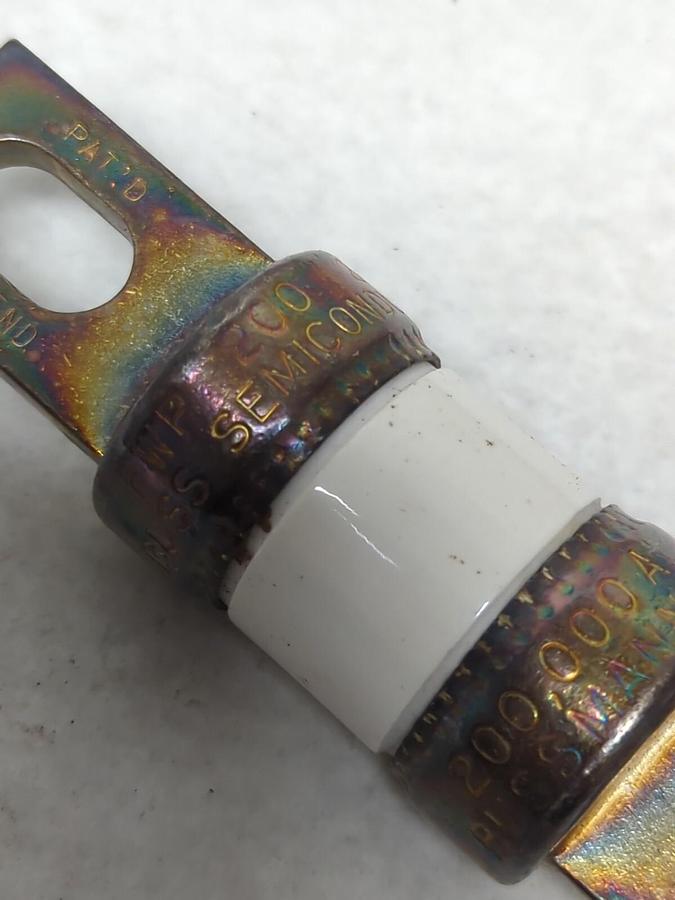 Used COOPER BUSSMANN,FWP-200,SEMI-CONDUCTOR 200 AMP FUSE PRE-OWNED