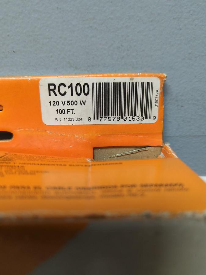 FROST KING,RC100,ROOF AND GUTTER DE-ICING KIT 120V 500W 100FT NOS