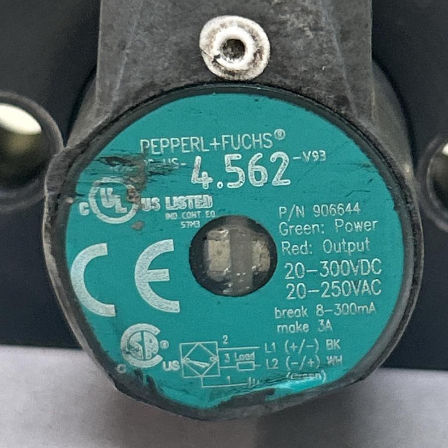 Used PEPPERL & FUCHS,NJ2-PD-US-4.562,INDUCTIVE PROXIMITY SWITCH