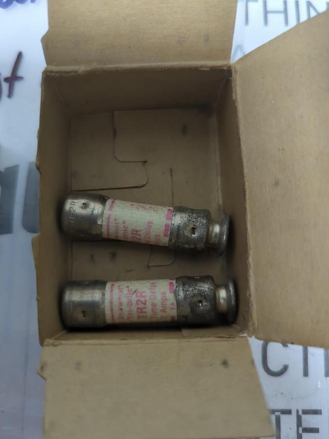 GOULD SHAWMUT,TR2R,TRI ONIC 2 AMP FUSES LOT OF 12