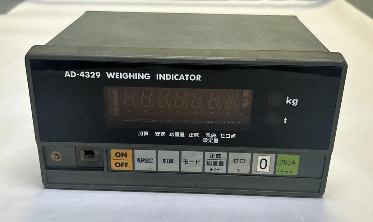 Used A&D,AD-4329,WEIGHING INDICATOR