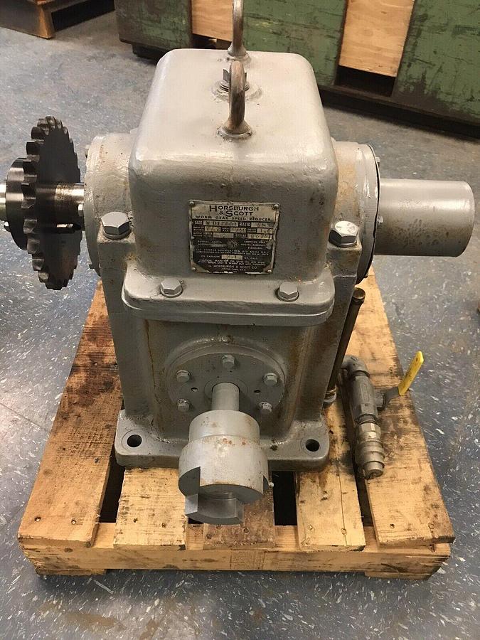 Used Horsburgh & Scott,W-B1200T,Worm Gear Speed Reducer Ratio 5-1/6