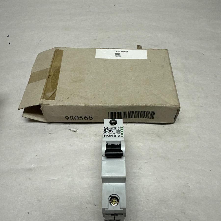 Moeller,FAZN B10,Circuit Breaker 5KA-277VAC